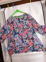 T-Shirt, bunt gemustert mit 3/4 Ärmel, Gr. 50 Hessen - Wetzlar Vorschau