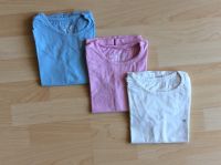 3 T-Shirts von TCM, Größe: 98/ 104, hellblau, rosa, beige Hessen - Petersberg Vorschau