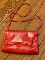 Edle Lederhandtasche rot Vintage Italien Niedersachsen - Lüneburg Vorschau