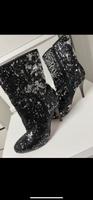 Buffalo Stiefeletten / Pailetten schwarz Silber Bayern - Stein Vorschau