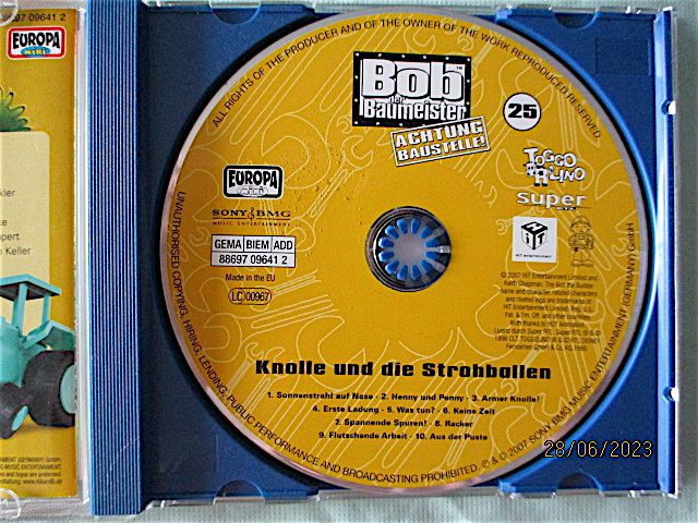 2CD´s Bob der Baumeister,Knolle u.d.Strohballen/Spaß im Schnee/Y in Freiburg im Breisgau