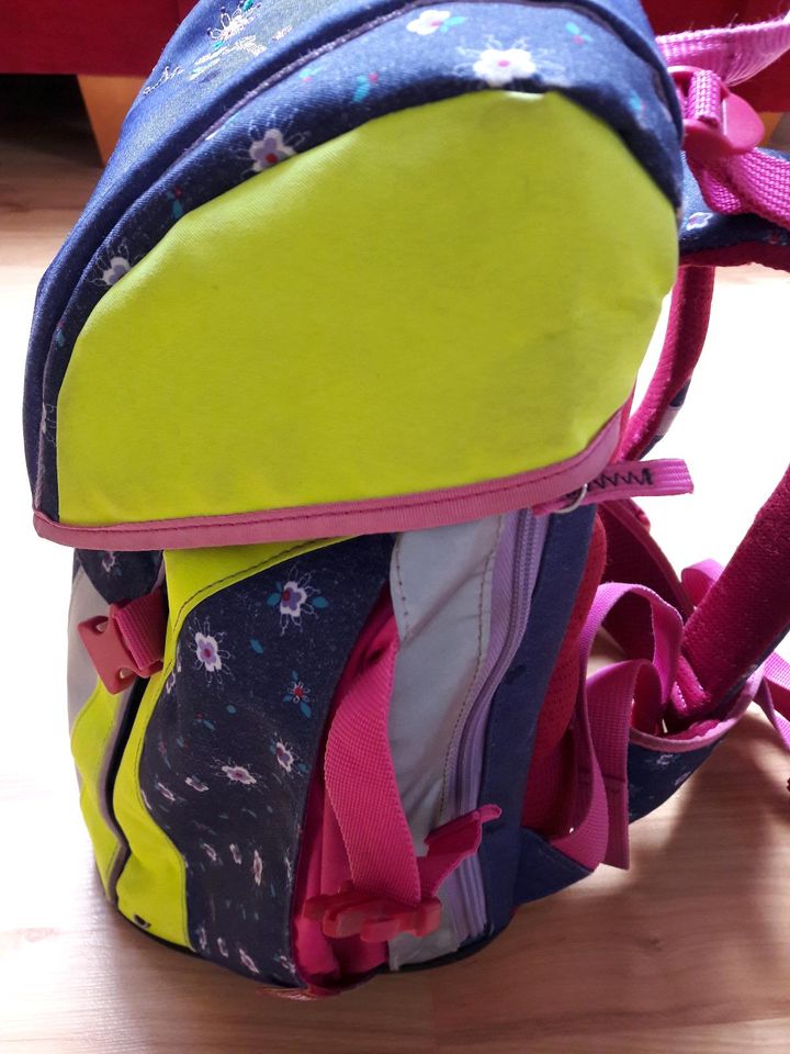 Scout Sunny Set Schulranzen Sporttasche Federmappe Mädchen in Diera-Zehren