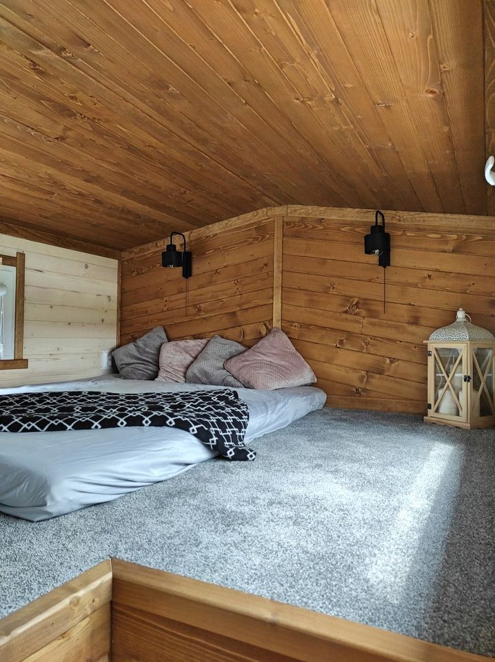 Tiny House Klara | 6.60m | WINTERFEST | Schlüsselfertig | HOLZOFEN u. Fußbodenheizung! | Mobilheim | Mobilhaus | Gartenhaus in Jacobsdorf 