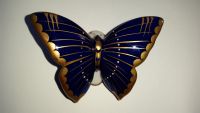 Schmetterling,kobaltblau,Porzellan,älter Niedersachsen - Westerwalsede Vorschau