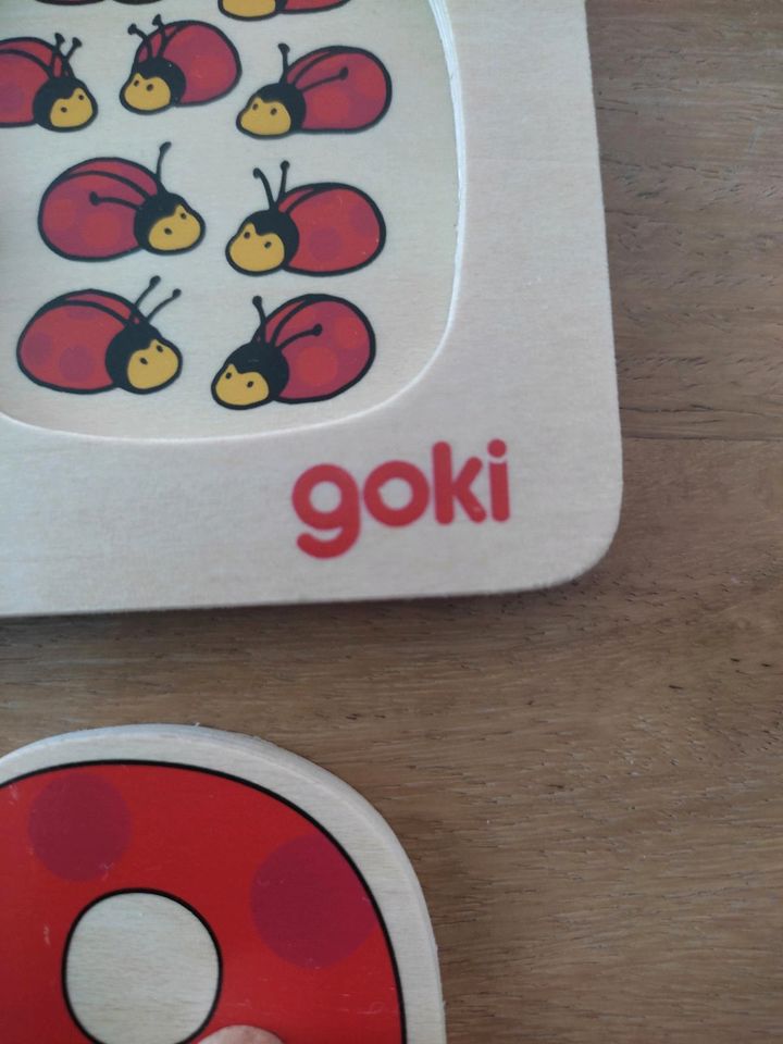 Goki Zahlen Puzzle zählen Holz Öko Mathe Vorschule in Lüneburg