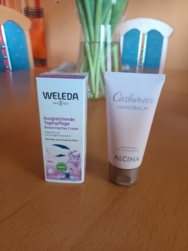 Weleda Tagescreme und Alcina Cashmere Handcreme in Papenburg