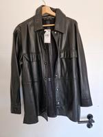 Lederjacke Oversize Overshirt von Mango Gr. L mit Etikett Niedersachsen - Delmenhorst Vorschau