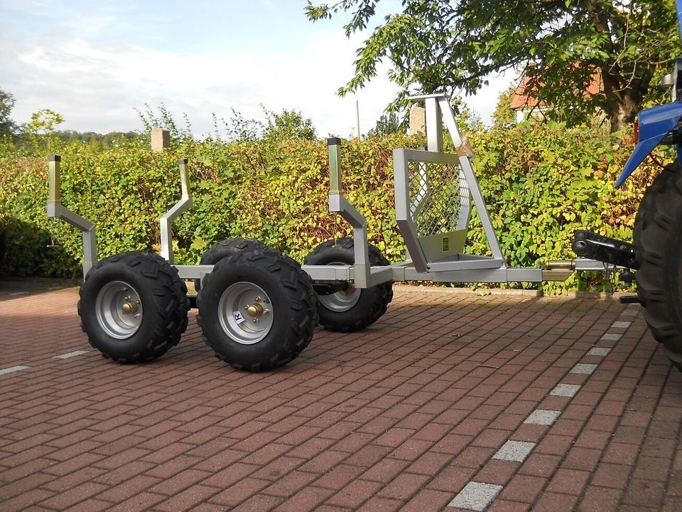 KRÜMA Forstanhänger LH1200 ohne Kran Rückewagen Traktor ATV Quad in Waltershausen