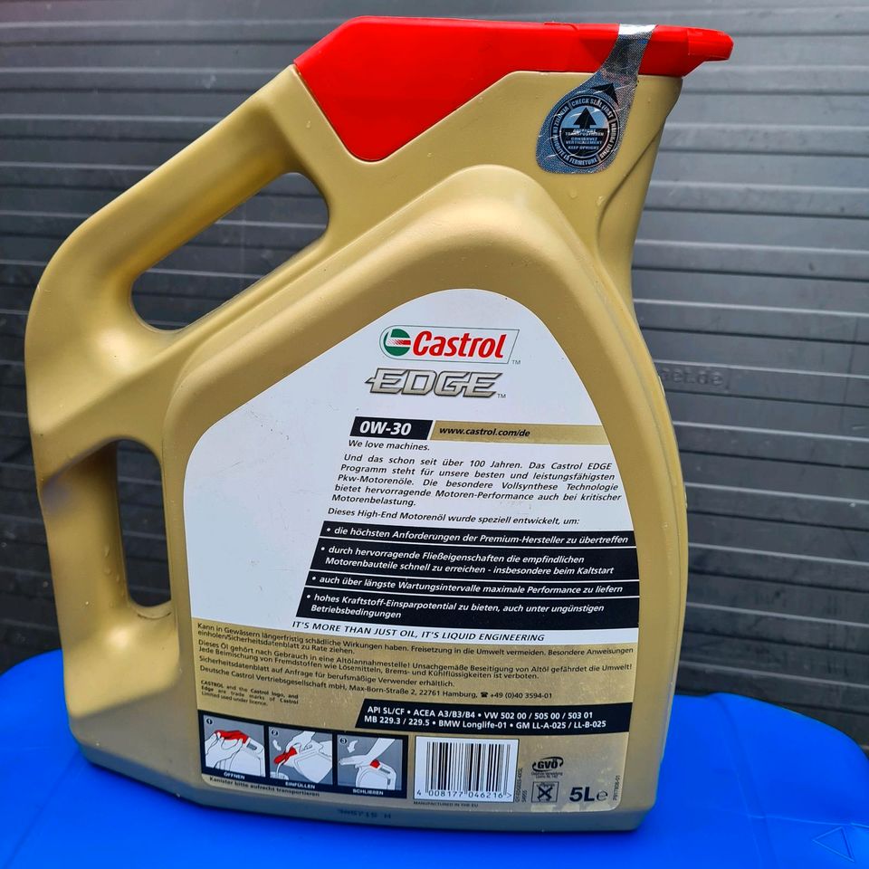 Castrol EDGE 0W-30 für Diesel/ Benziner 5L. in Hildesheim