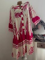 Kleid Tunika Hängerchen pink/creme NEU Italy 38 40 42 Nordrhein-Westfalen - Mönchengladbach Vorschau