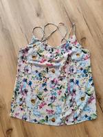 Only Bluse, Top, Shirt, Blumen, creme, bunt, Gr. S M 36 38 Bayern - Waldmünchen Vorschau