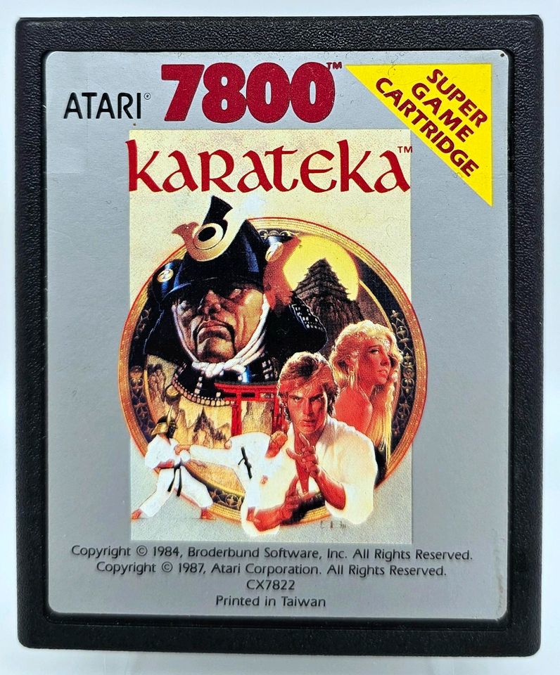 Atari 7800 Centipede Choplifter Karateka Super Huey Xevious Deser in Weiterstadt