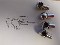 Kugelpfanne M8, Kugelkopf für Gasdruckdämpfer/Gasdruckfeder, 4 St Nordrhein-Westfalen - Mülheim (Ruhr) Vorschau
