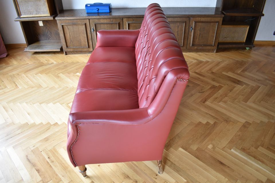Leder-Sofa im englischen Style in Paderborn