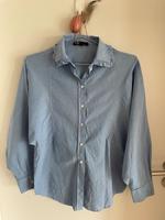 Bluse Maje Blau Baumwolle (Cate Button Down Shirt) Groß 1/36 Neu Kr. München - Unterschleißheim Vorschau