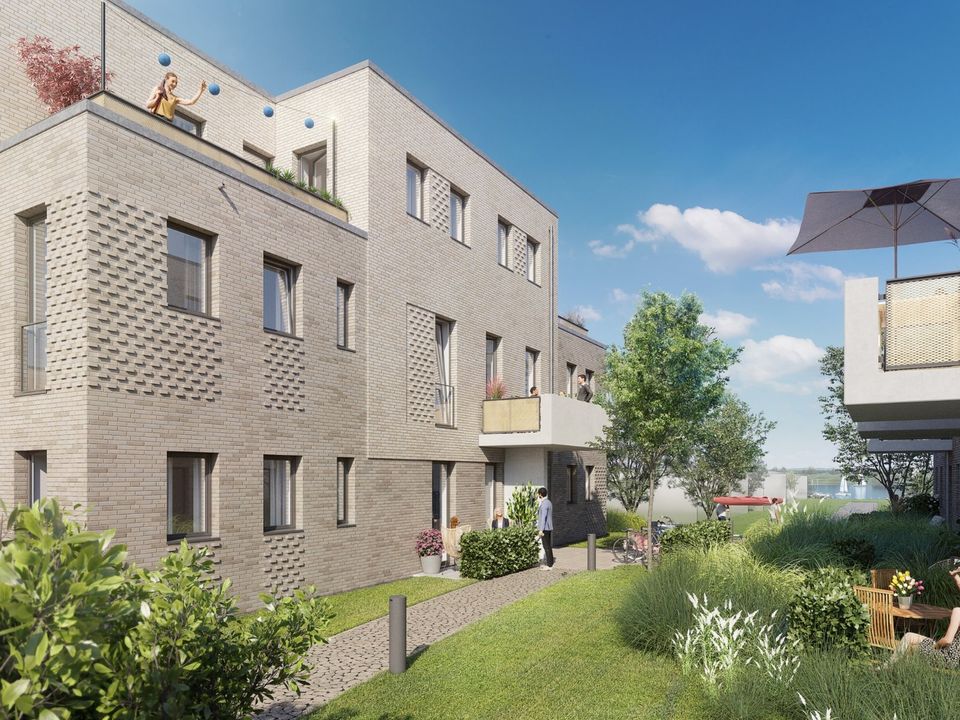 4-Zimmerwohnung mit großer Dachterrasse und 2 Bädern | Musterwohnung zu besichtigen in Kappeln