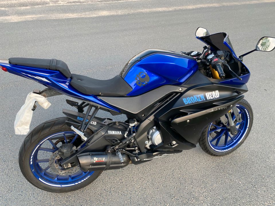 Yamaha yzfr125 blau in Weilerswist