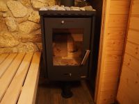 Holz Saunaofen, Design Ofen, Kamin, Kaminofen Stockholm 7kW Bayern - Waldsassen Vorschau