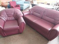 2 Sitzer Couch mit Sessel Leder ! Sachsen - Falkenstein/Vogtland Vorschau