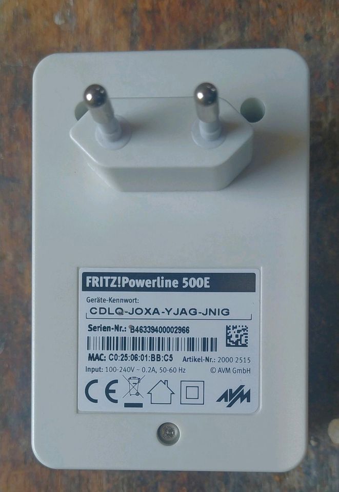 AVM Fritz Powerline 500E Set OVP in Werther (Westfalen)