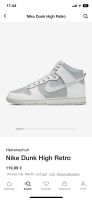 Nike Dunk High Light Grey 44,5 Baden-Württemberg - Mannheim Vorschau