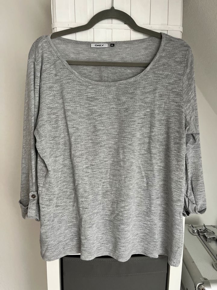 Only Shirt 3/4 Ärmel grau Gr. XL in Gummersbach