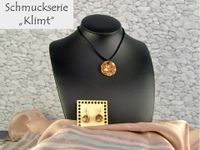 Schmuckset aus Fimo Polymerton Kette, Ohrhänger "Klimt" Eimsbüttel - Hamburg Schnelsen Vorschau