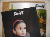 2x Original Steiff Werbebanner - Stoff-Plakat - Verkaufshilfe Nordrhein-Westfalen - Porta Westfalica Vorschau