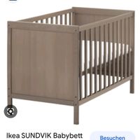 Babybett Kinderbett  Ikea Sundvik braun Niedersachsen - Embsen Vorschau