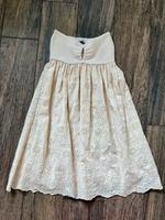 ZARA Minikleid Bandeau M 38 Creme weiß Lochstickerei Spitze Kleid Bayern - Stadtbergen Vorschau