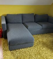 VIMLE 3er-Sofa, mit Récamiere/Lejde grau/schwarz Bayern - Burgkunstadt Vorschau