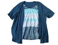❤️ T-Shirt Jacke 2 in 1 ULLA POPKEN * Türkis 54 / 56 Kurzarm ❤️ Niedersachsen - Sulingen Vorschau
