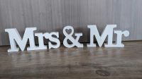 Mr & Mrs Hochzeit Deko Aufsteller Baden-Württemberg - Althengstett Vorschau