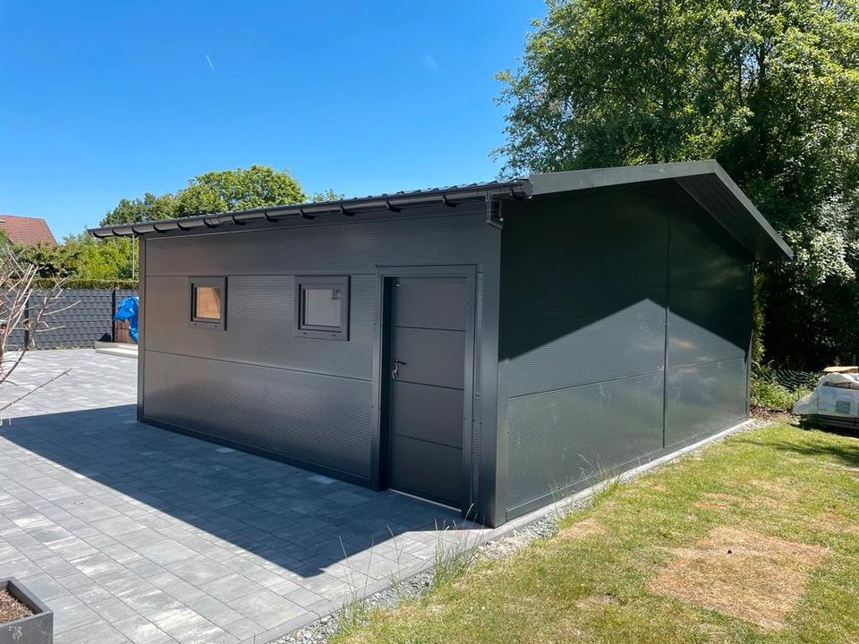 Blechgarage, Garage aus Sandwichplatte Garage Carport Schuppen in Wittgensdorf