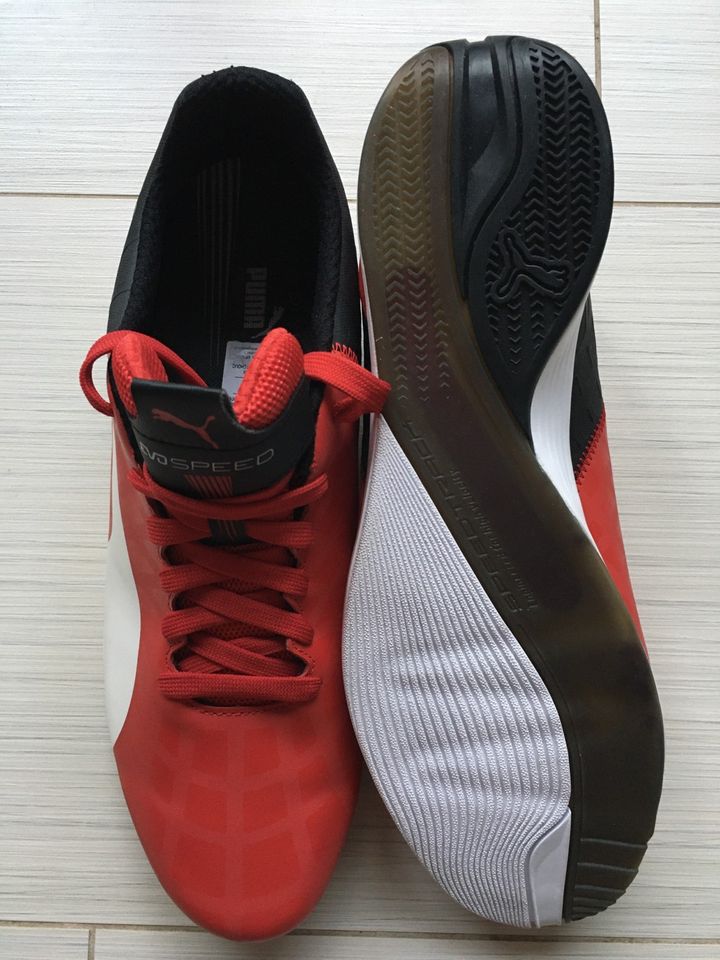 Puma Ferrari Evospeed Gr: 45 NEU UVP: 199€ Rot Weiß Schuhe  Apple in Leipzig