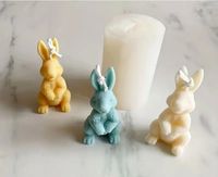 Neu Kerzenform Kaninchen Epoxidharz Silikon Ostern Berlin - Neukölln Vorschau