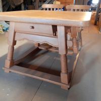 Holztisch mit Schublade Bayern - Flachslanden Vorschau