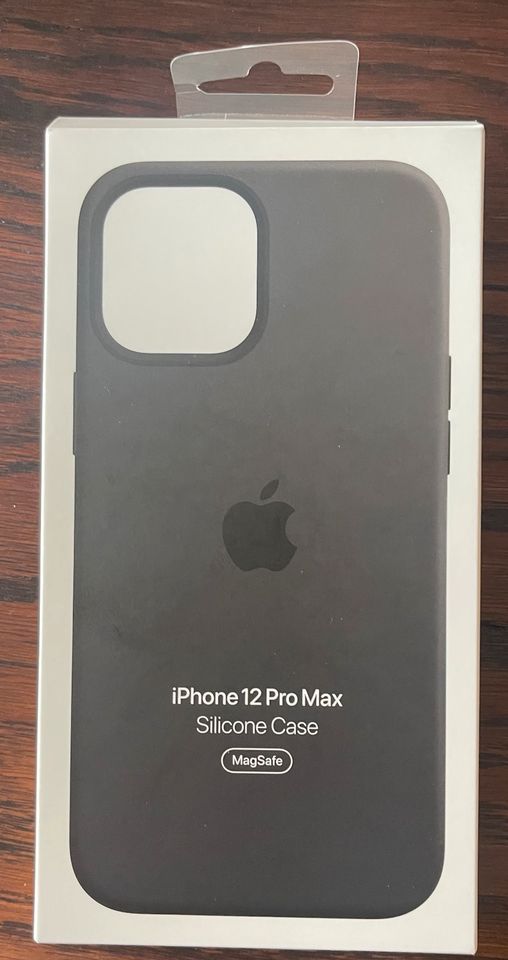 iPhone 12 Pro Max Silicone Case, black in Kiel