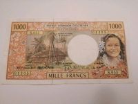 1000 Francs Geldschein, Tahiti Rheinland-Pfalz - Ludwigshafen Vorschau