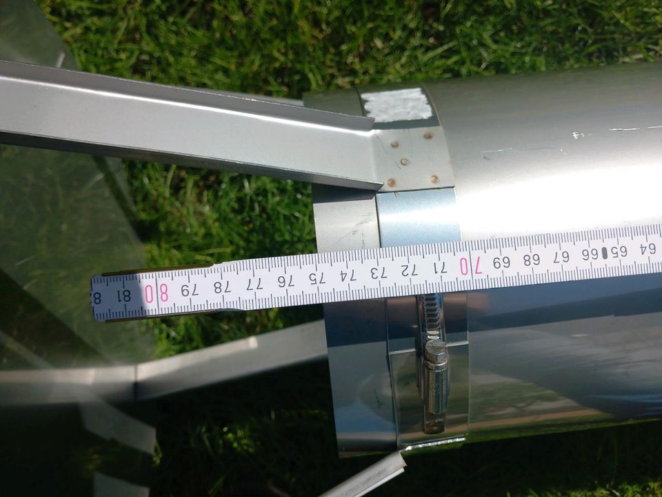 Ofenrohr Kamin-Aufsatz / Edelstahl L 75cm d 200mm in Neuwied