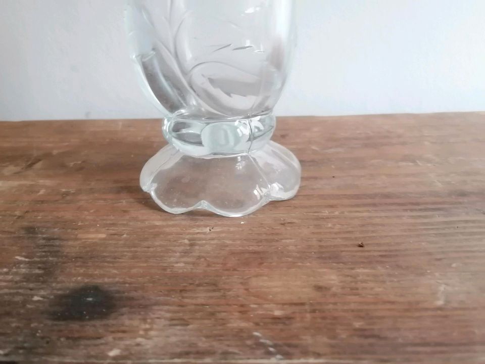 Vase Blumenvase Glas farblos deko gebr funktionall in Neuwied
