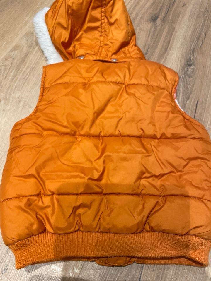 Weste Jacke ärmellose Jacke 122 orange in Röhrmoos