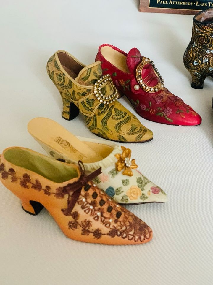 14 Stück Miniatur Schuh Sammlung / Keramik,verschiedene Modelle in München