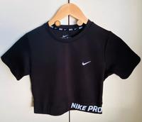 NIKE BASIC CROP TOP SHIRT GR.L 38 40 TOP DETAILS Hessen - Bad Nauheim Vorschau