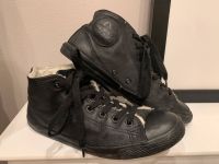 Converse All Star Leder Schuhe schwarz gefüttert Gr. 37 Essen - Frillendorf Vorschau