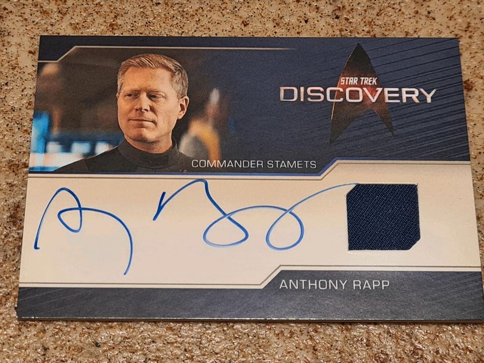 Anthony Rapp Relic Autograph Card - Star Trek Discovery Season 4 in Köln