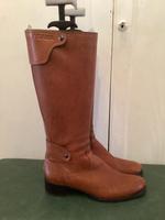 Prada Stiefel Gr 41 braun Lederstiefel Reiterstiefel Klassiker Düsseldorf - Flingern Nord Vorschau