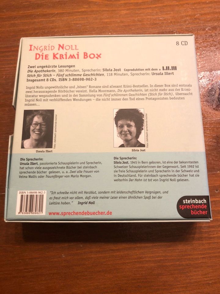 Ingrid Noll -Krimi Box Stich für Stich die Apothekerin Hörbuch CD in Roth