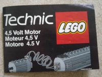Lego Technic 8700 4,5 Volt Motor Bauanleitung instruction manual Niedersachsen - Hildesheim Vorschau