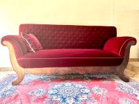 TOP Antik Sofa Stuhl Sessel roter Samtbezug neu gepolstert Berlin - Lichtenberg Vorschau